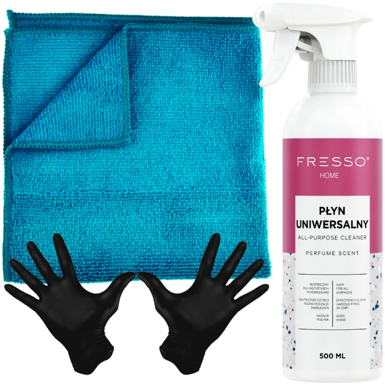 FRESSO PŁYN UNIWERSALNY 500ML + MIKROFIBRA + RĘKAWICZKI.png