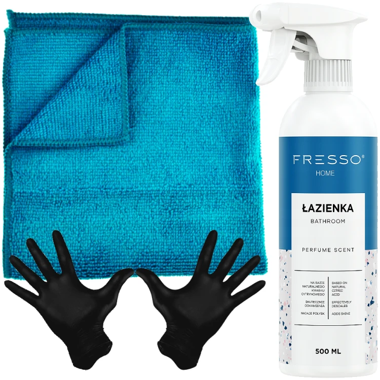 FRESSO PŁYN DO ŁAZIENKI 500ML + MIKROFIBRA + RĘKAWICZKI.png
