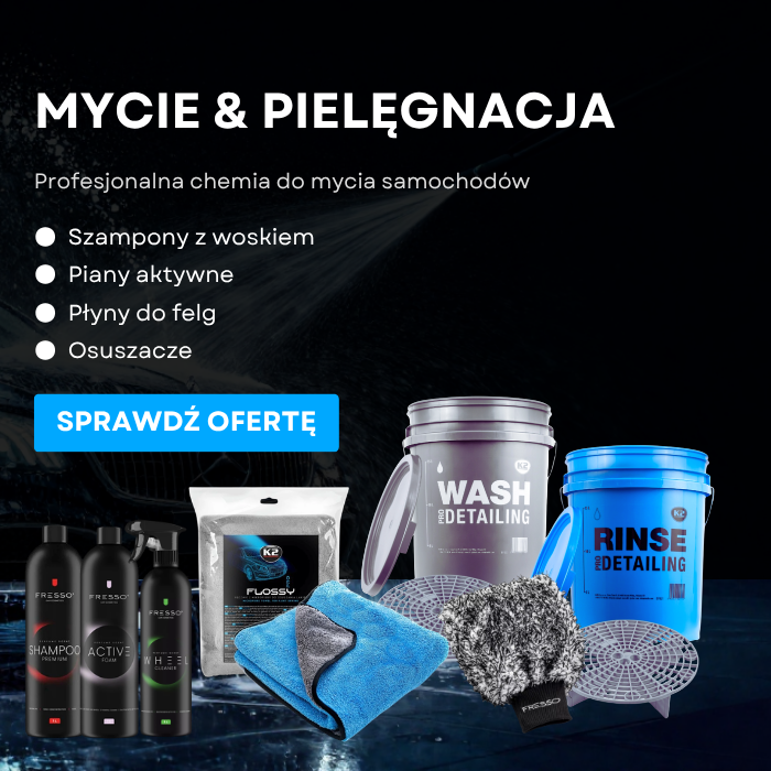 Mycie i osuszanie samochodu