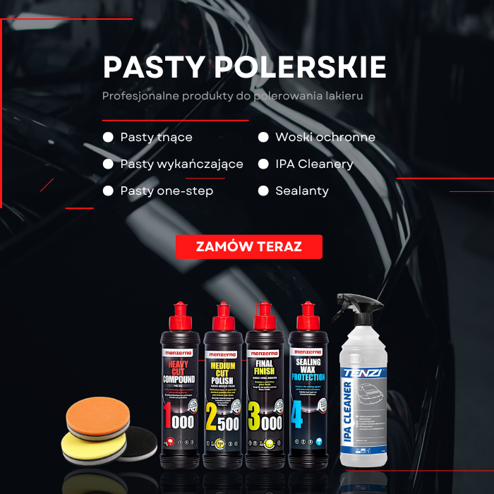 Pasty polerskie do lakieru