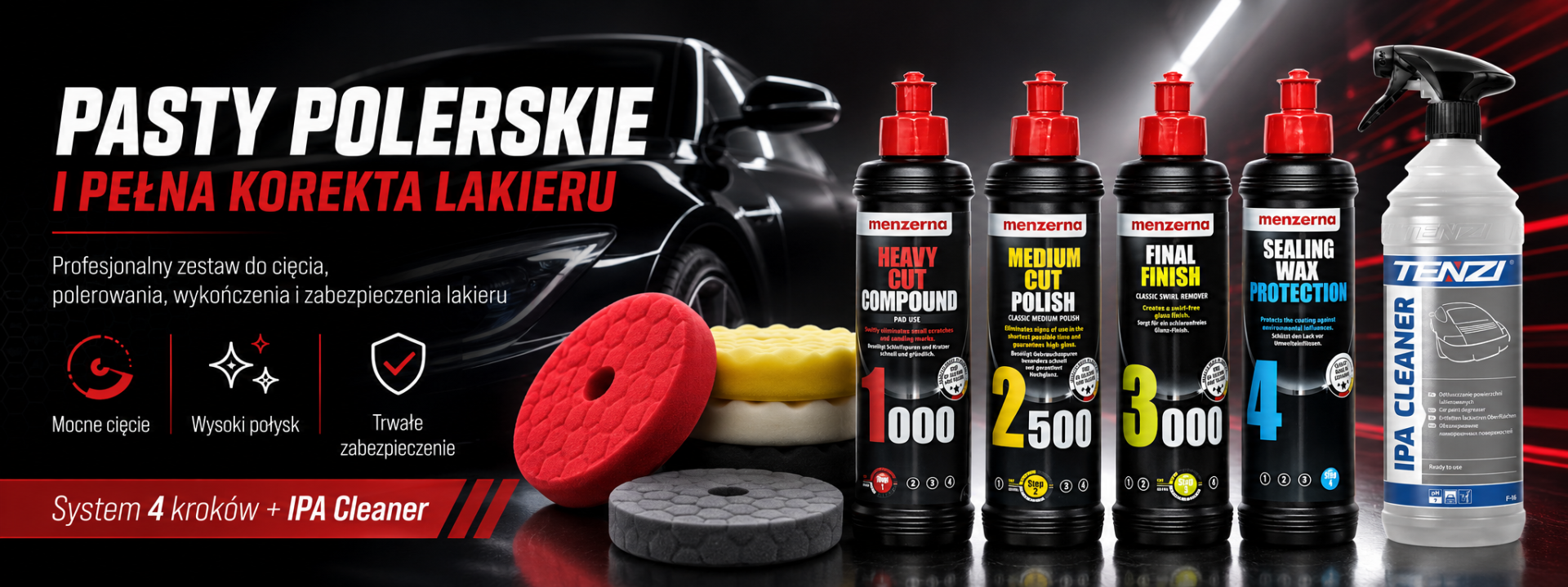 Pasty polerskie do lakieru